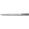 Uni Pin Fine Line Brush Light Grey – med penselspids