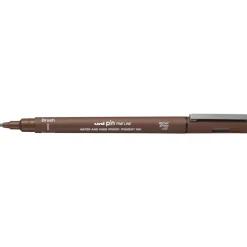 Uni Pin Fine Line Brush Sephia – med penselspids