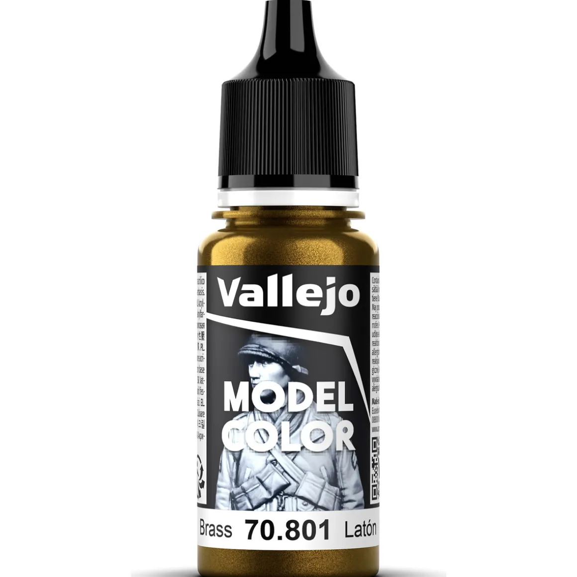 Vallejo Model Color 18 ml Brass metallic 801