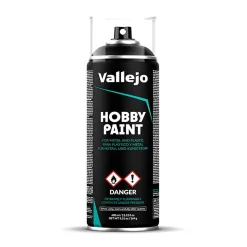 Vallejo Primer Black, sort spraymaling/grundmaling til modeller, 400 ml