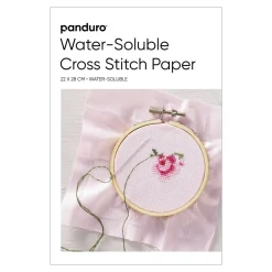 Vandopløseligt broderimellemlæg til korssting 22×28 cm