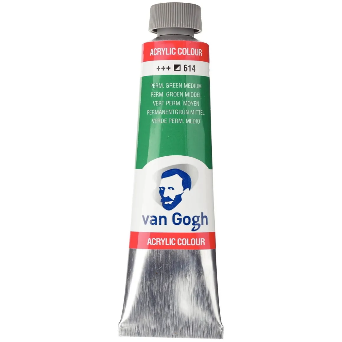 Van Gogh akrylfarve 40 ml Permanent Green Medium - 614