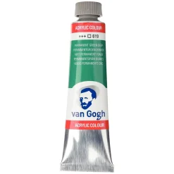 Van Gogh akrylfarve 40 ml Permanent Green Deep - 619