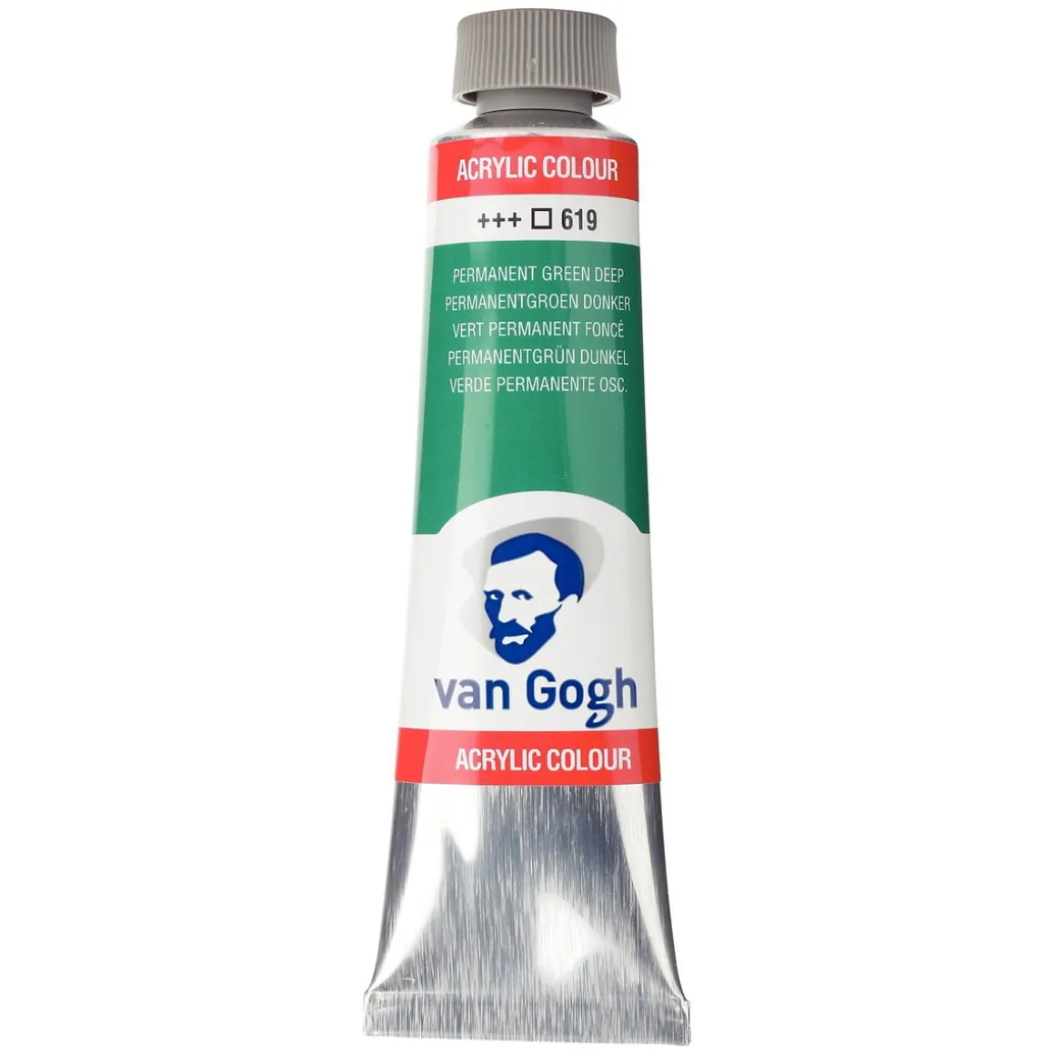 Van Gogh akrylfarve 40 ml Permanent Green Deep - 619