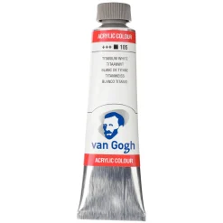 Van Gogh akrylfarve 40 ml Titanium White - 105
