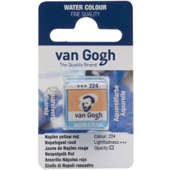 van Gogh akvarelfarve half pan – Naples Yellow red 224