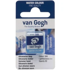 van Gogh akvarelfarve half pan – Ultramarine Deep 506