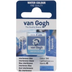 van Gogh akvarelfarve half pan – Interference Blue 846