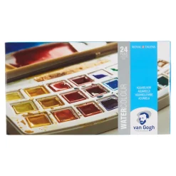 van Gogh akvarelfarver i sæt – 24 half pans