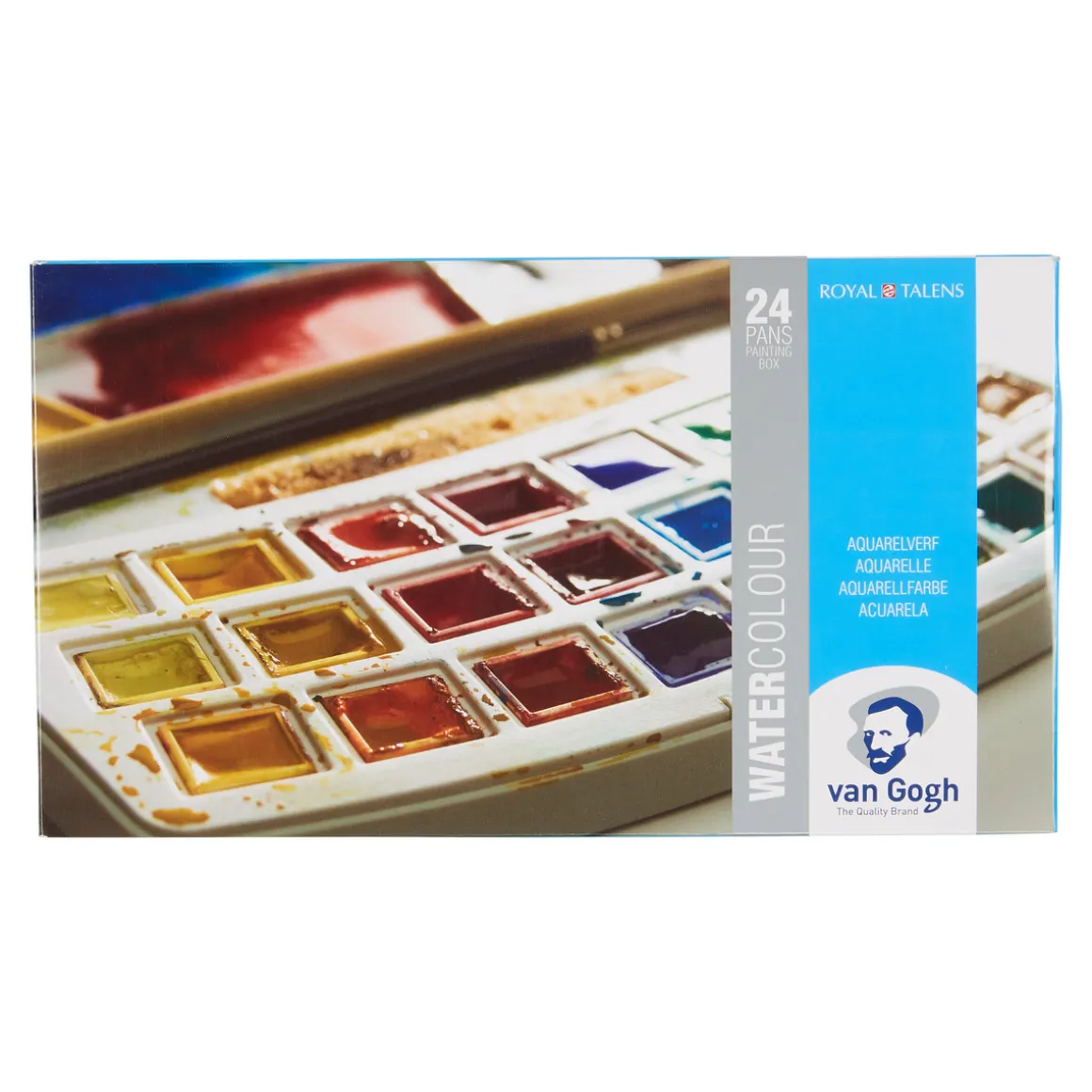 van Gogh akvarelfarver i sæt – 24 half pans