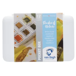 van Gogh akvarelfarver i sæt – 12 half pans – Shades
