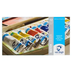 van Gogh akvarelfarver i sæt – 12x10 ml basisfarver