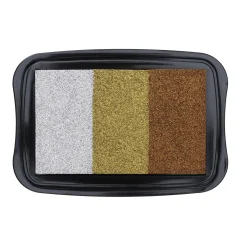 VersaColor Metallic stempelpude – guld, sølv og bronze