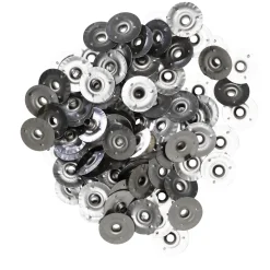Vægeholdere af metal, 100 stk., diameter 15 mm