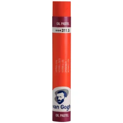 V Gogh oil pastel Vermillion