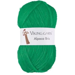 Viking Garn Alpaca Bris 50 g grøn 337