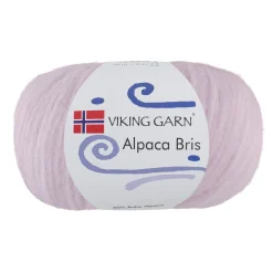 Viking Garn Alpaca Bris 50 g lyslilla 367