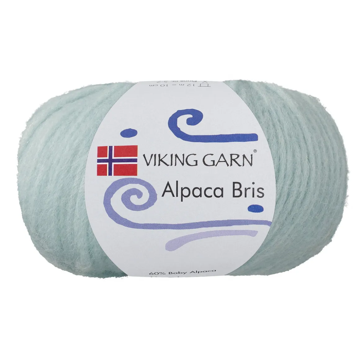 Viking Garn Alpaca Bris 50 g lys petrol 331