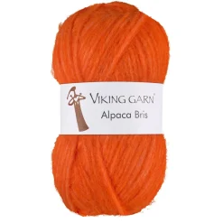 Viking Garn Alpaca Bris 50 g orange 371
