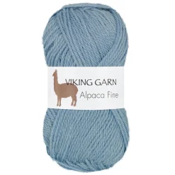 Viking Garn Alpaca Fine 50 g blå 621