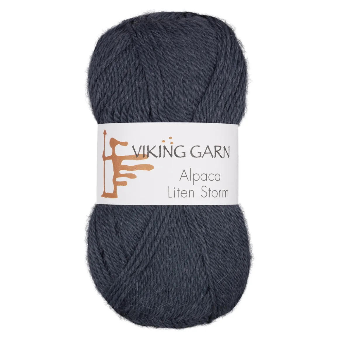 Viking Garn Alpaca Liten Storm 50 g jeansblå 727