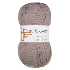 Viking Garn Alpaca Liten Storm 50 g lilla 767