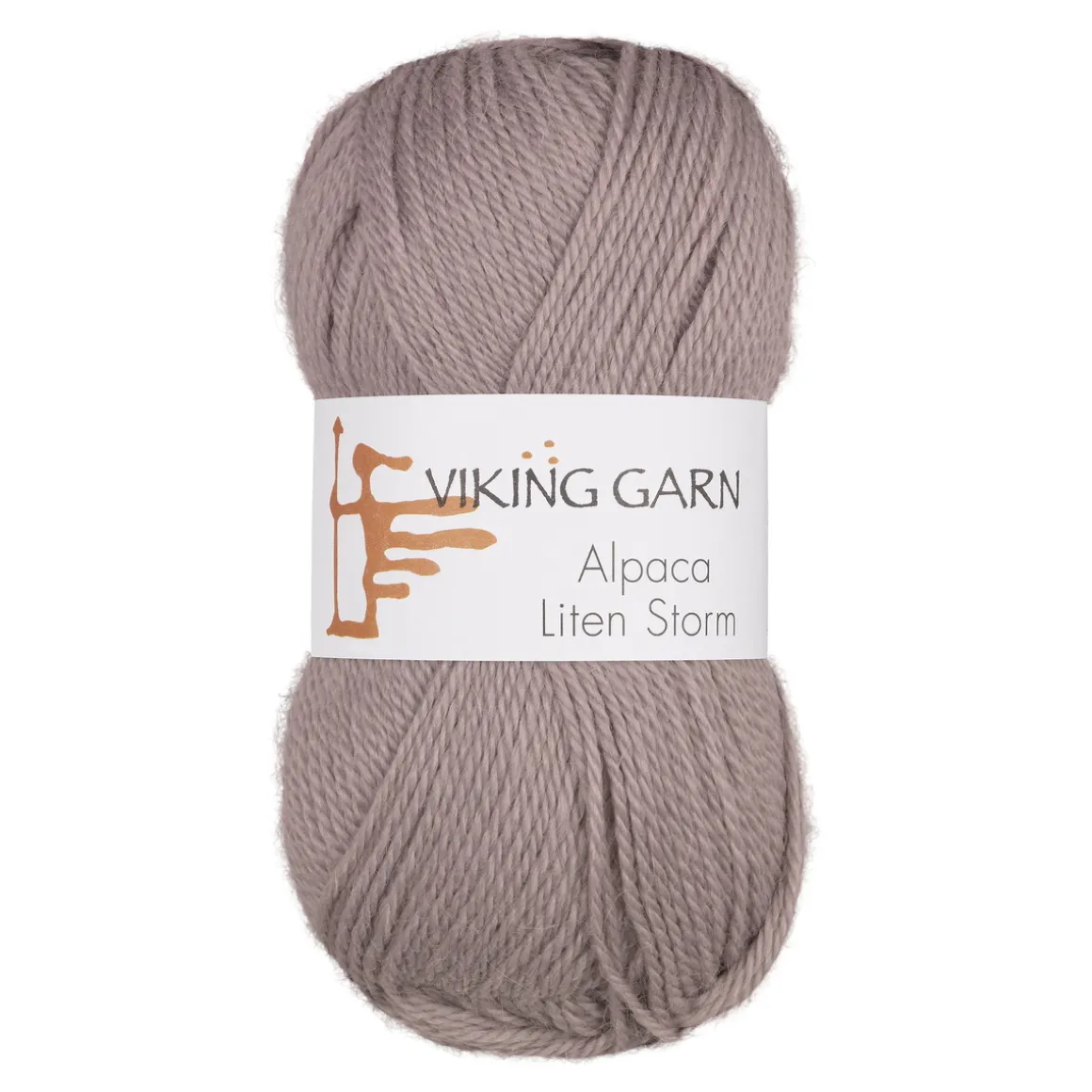 Viking Garn Alpaca Liten Storm 50 g lilla 767