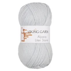 Viking Garn Alpaca Liten Storm 50 g lyseblå 720