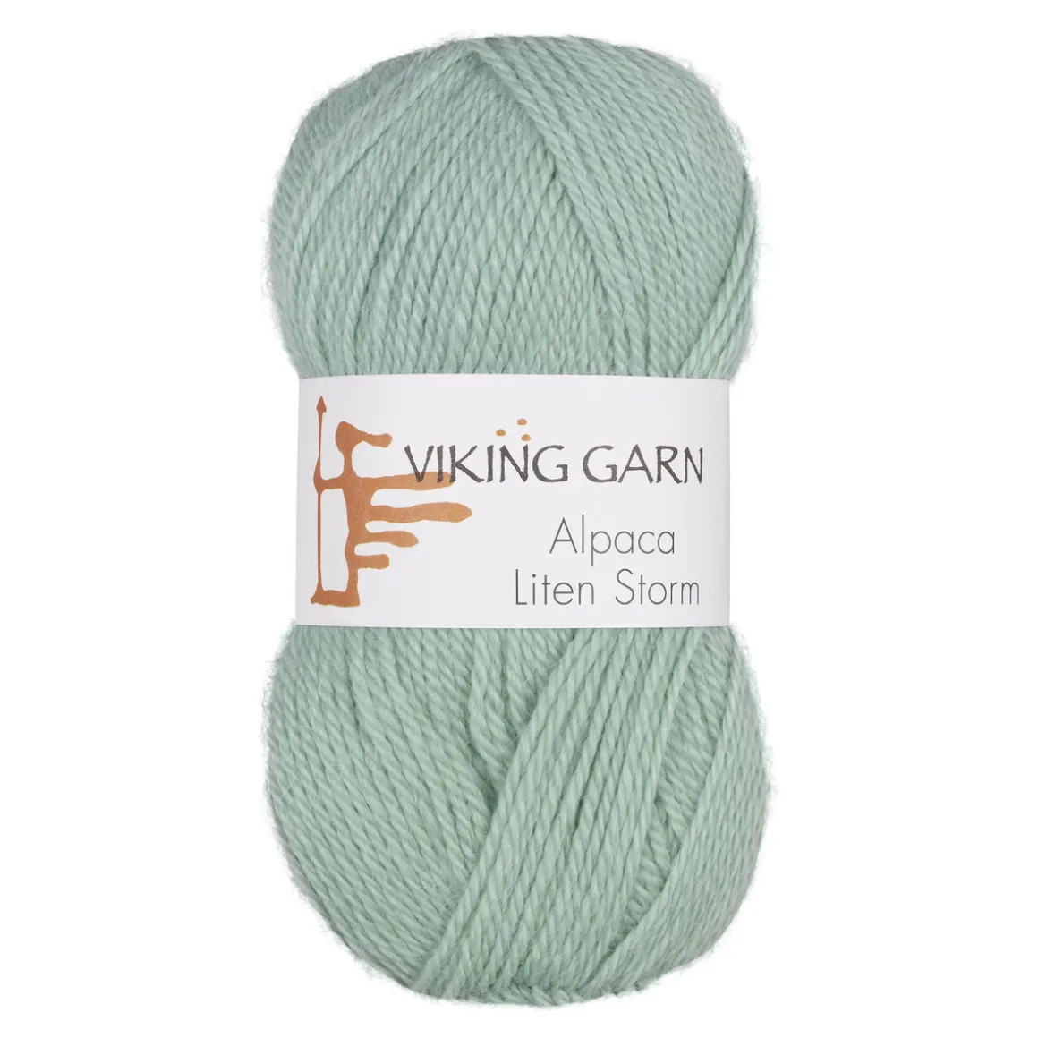 Viking Garn Alpaca Liten Storm 50 g lys petroleum 731