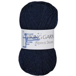 Viking Garn Alpaca Storm 50 g marineblå 526