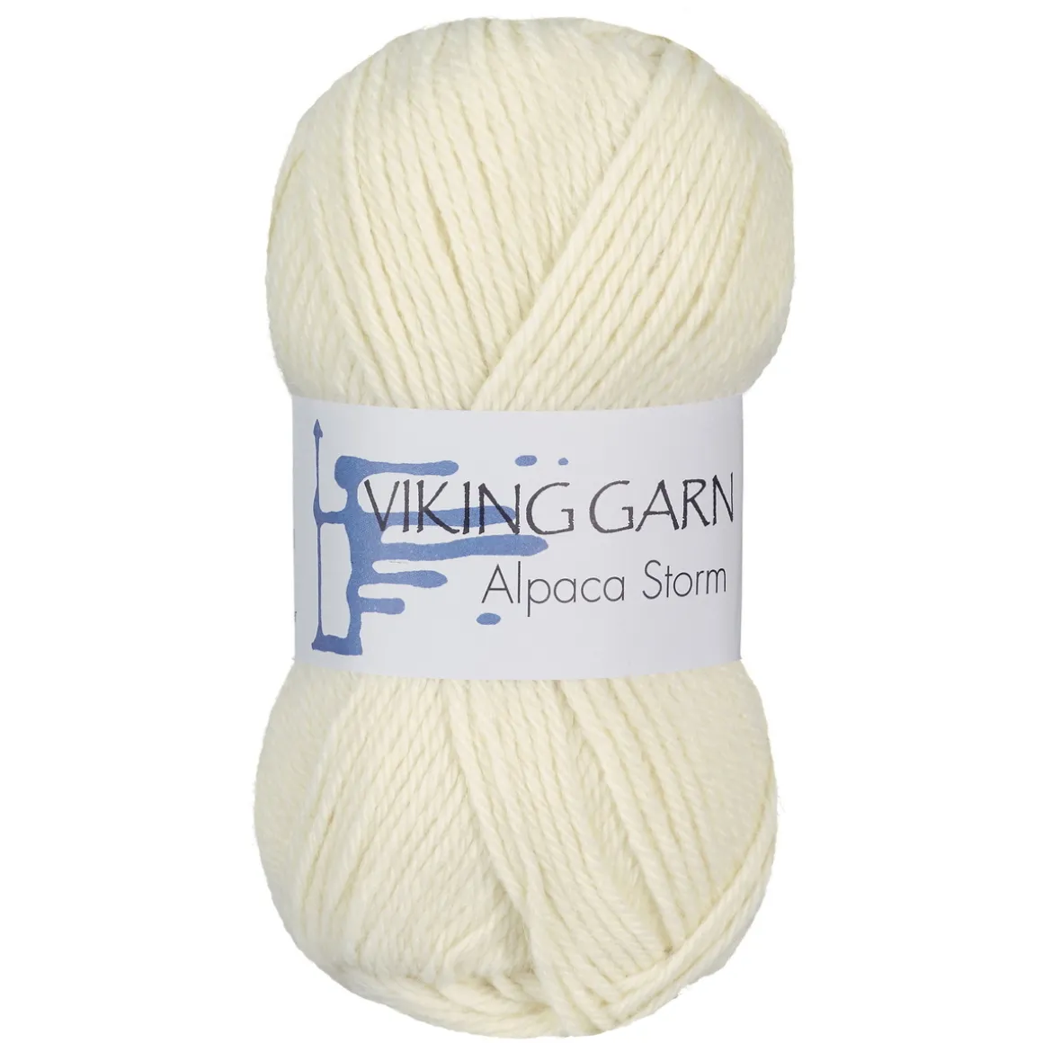 Viking Garn Alpaca Storm 50 g naturhvid 502