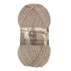 Viking Garn Eco Highland Wool 50 g beige 207