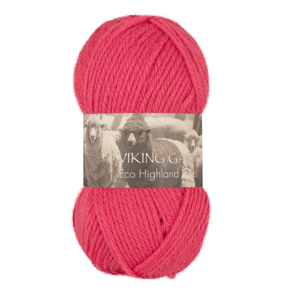 Viking Garn Eco Highland Wool 50 g rosa 265