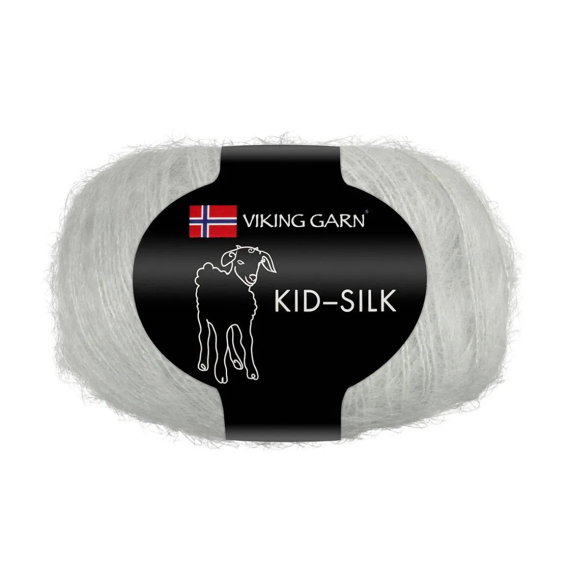 Viking Garn Kid-Silk 25 g perlegrå 312