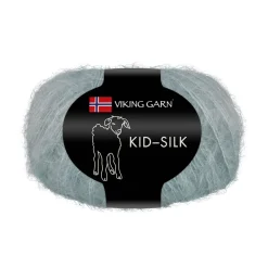 Viking Garn Kid-Silk 25 g støvet petrol 314