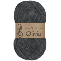 Viking Garn Olivia 50g antracitgrå