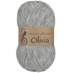 Viking Garn Olivia 50g grå