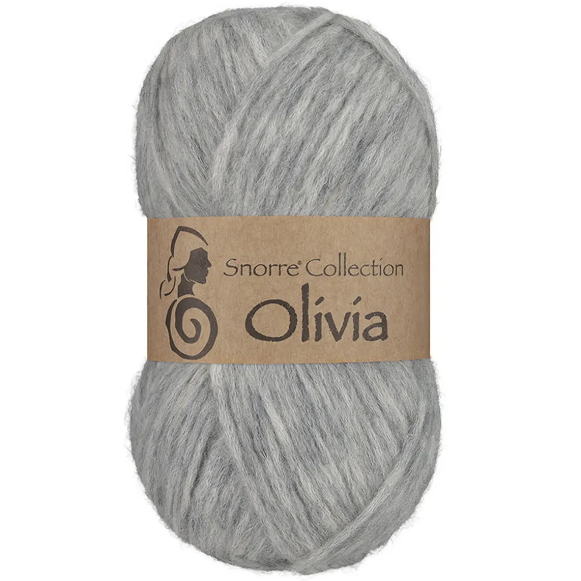 Viking Garn Olivia 50g grå