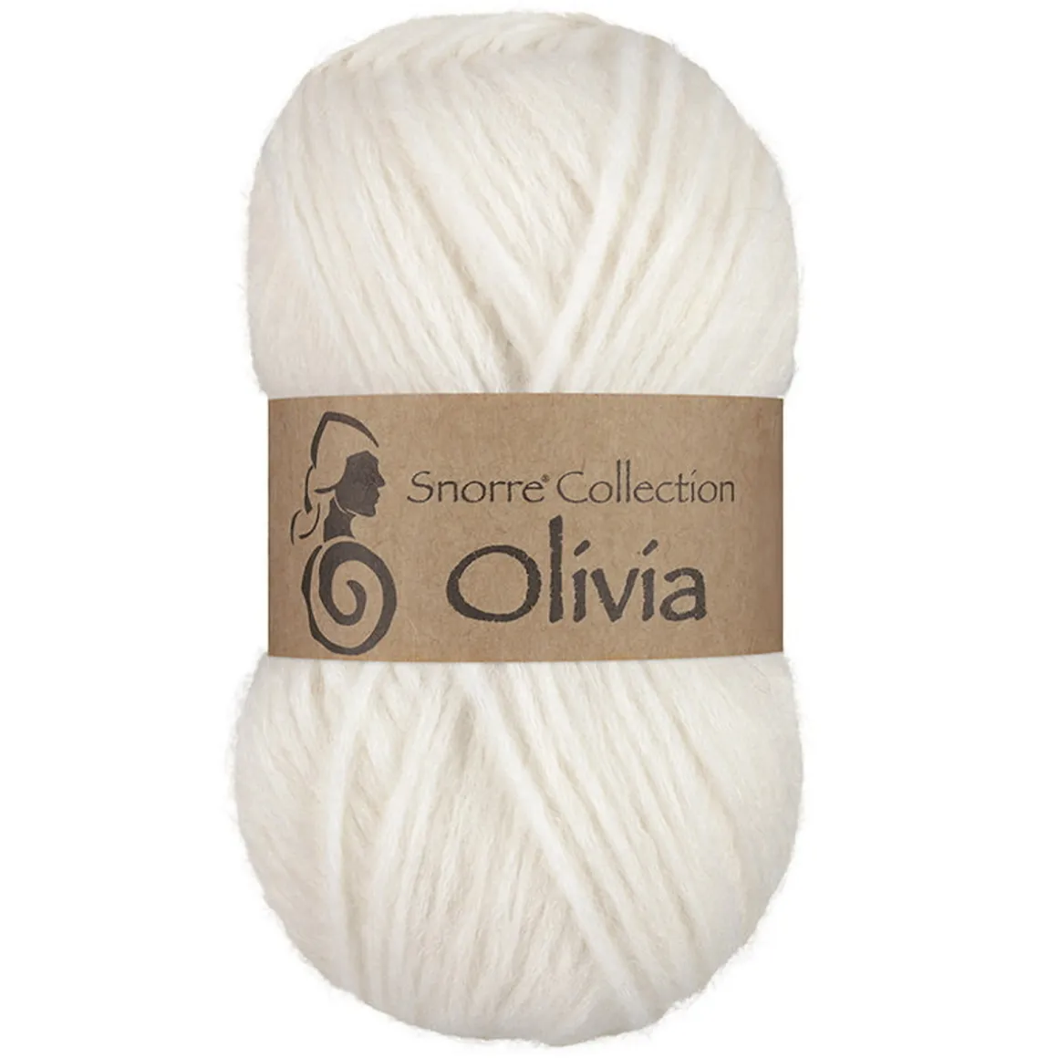 Viking Garn Olivia 50g hvid
