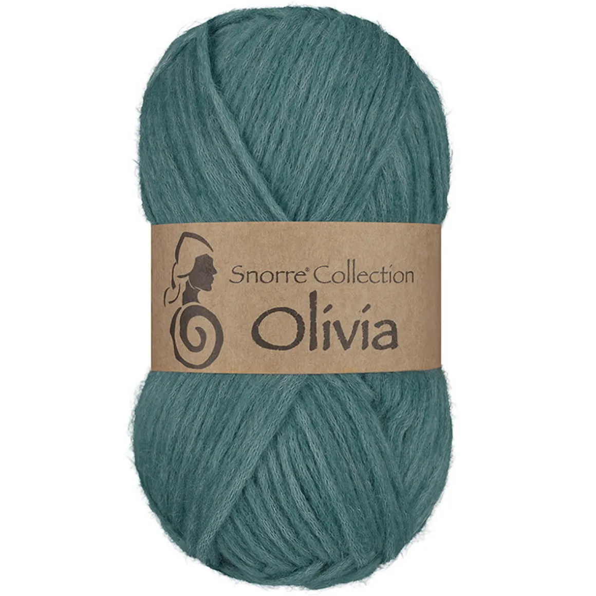 Viking Garn Olivia 50g jadegrøn