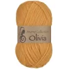 Viking Garn Olivia 50g mørkegul