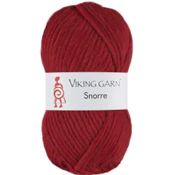 Viking Garn Snorre 100 g mørkerød 265