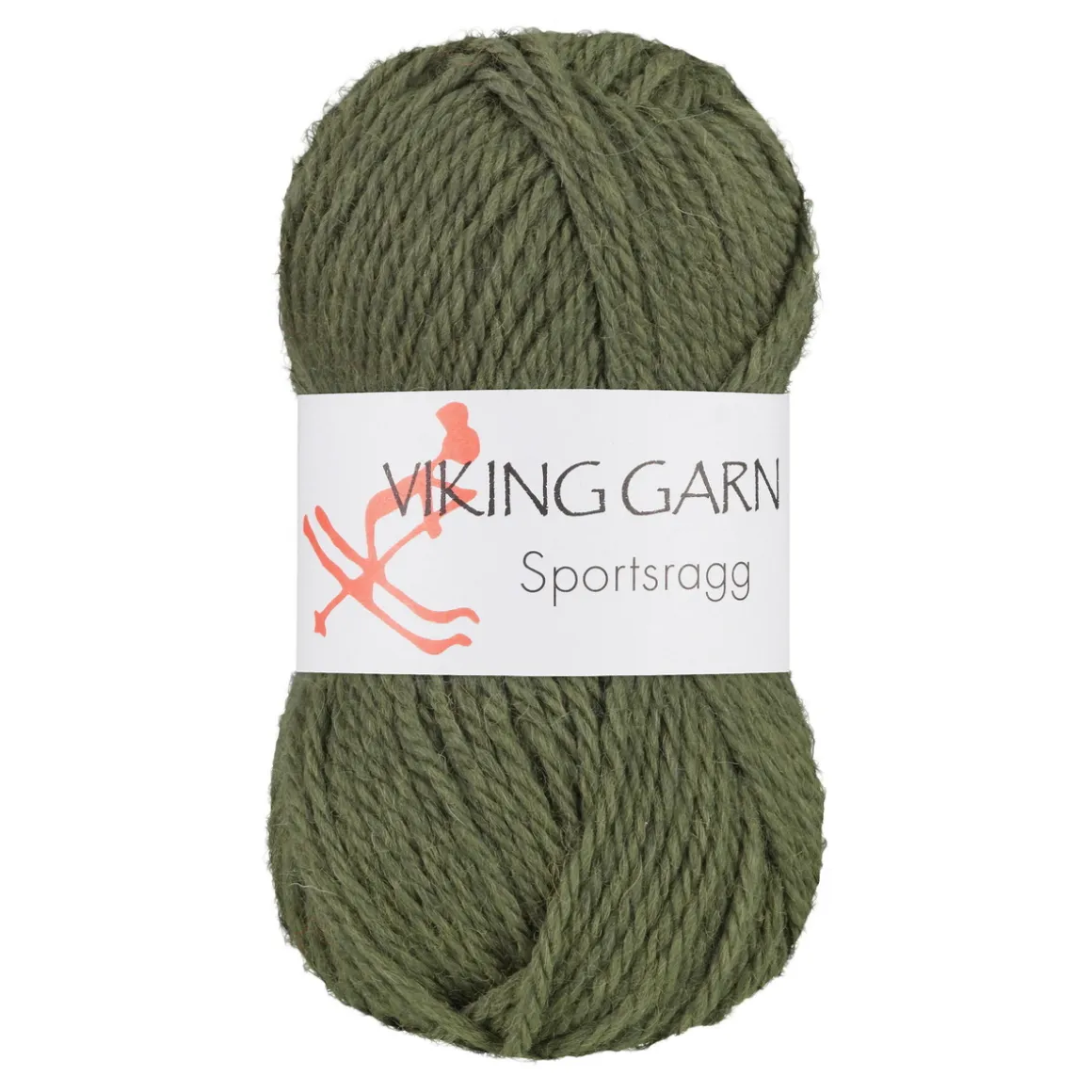 Viking Garn Sportsragg 50 g mørkegrøn 532