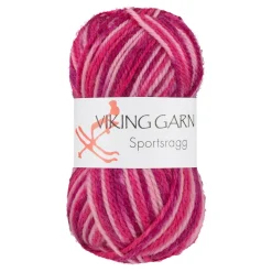 Viking Garn Sportsragg 50 g rosa/cerise 564