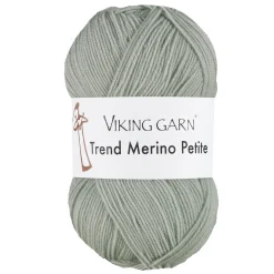 Viking Garn Trend Merino Petite 50 g støvet grøn 334