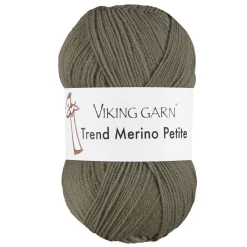 Viking Garn Trend Merino Petite 50 g mørk olivengrøn 333