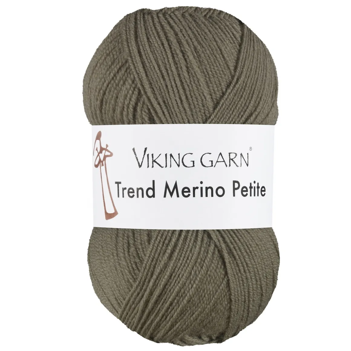 Viking Garn Trend Merino Petite 50 g mørk olivengrøn 333