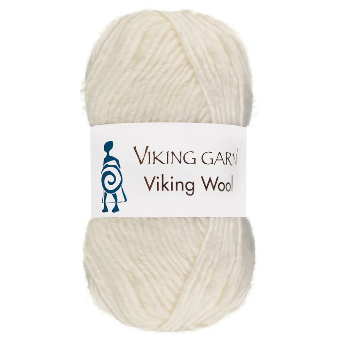 Viking Garn Wool 50 g hvid 500