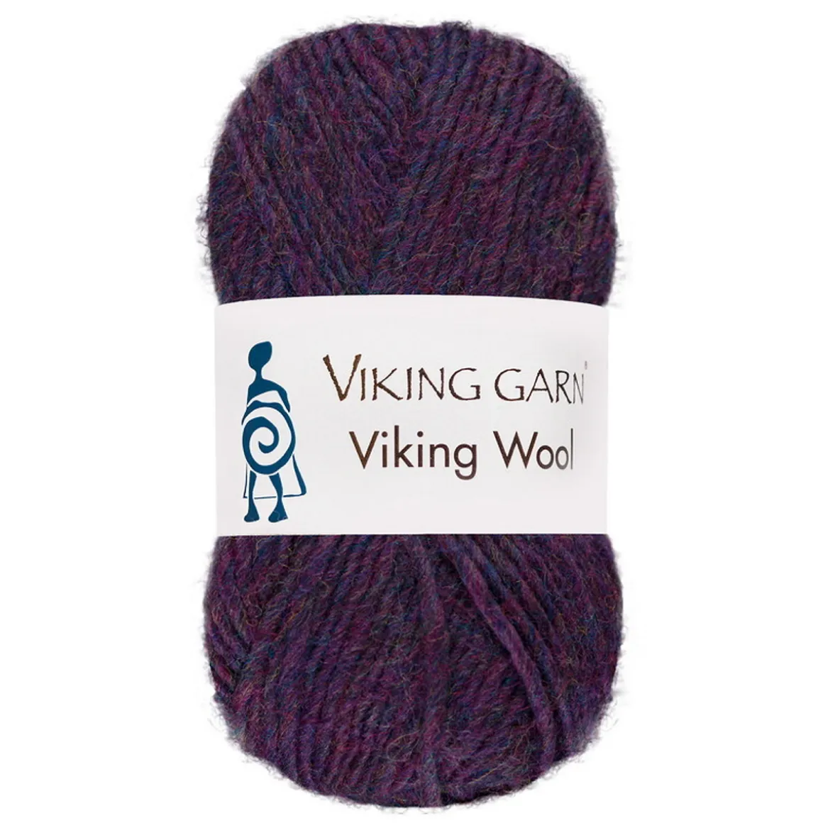 Viking Garn Wool 50 g mørklilla 569