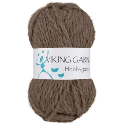 Viking Hobbygarn 50 g brun 908